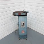 RJH Horizontal Pedestal Bandfacer. Belt Width 4" (100mm). 3 Phase Motor. 1 Horse Power.