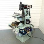 Centec Horizontal Milling Machine with Swivel Vertical Head. Both Spindles No.2MT. Table Size 25" x