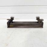 Model Makers Bench Centres With Vee's on Each Tailstock. Overall Length 13 1/8" x 2 3/8" x 3 7/8" to
