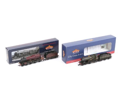 Two OO gauge Bachmann steam locomotives and tenders. Comprising one LMS 4-6-0 Jubilee class 'Australia' 5563 and one GWR 4-4-