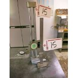 Mitutoyo .001 to 12" Analog Height Gauge, Starrett 12" Height Gauge
