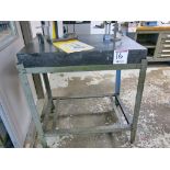36" x 24" x 4" Granite Surface Plate w/ Metal Frame Stand