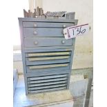 (3) Huot Drill Bit Storage Cabinets w/ Assoc. Drills
