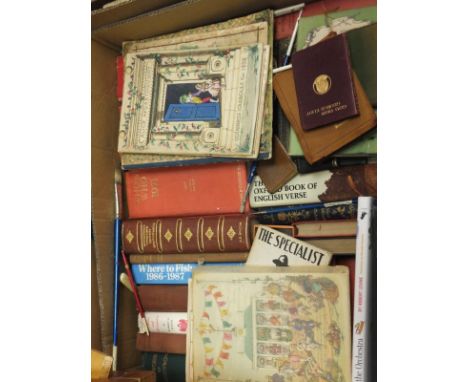 Six boxes of various hardback books to include "Hunting of the Snark - an agony in eight fits" by LEWIS CARROLL, illustrated 