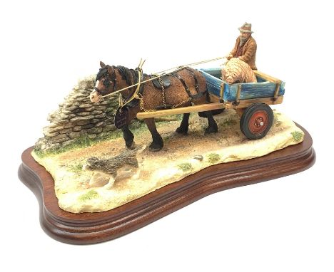 A limited edition Border Fine Arts figure group, The Bride, model no B0739 by Craig Harding, 280/1500, on wooden base, figure