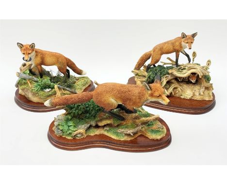 Three limited edition Border Fine Arts figures, comprising Breaking Cover, model no B0839, 117/750, Spring Show, model no B07