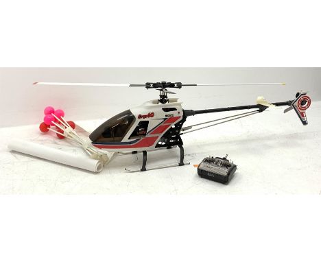 JR PROPO Ergo60 nitro model helicopter with accessories in wooden case  - Condition Report 