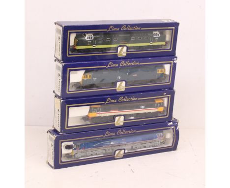 Lima: A collection of four boxed Lima diesel locomotives to comprise: L205292, L204925, L204920, and L305619. Locomotives are