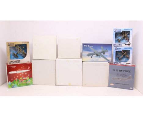 Aircraft: A collection of eleven (11) boxed aircraft, to comprise: Royal Air Force, Inflight 200 and others. Original boxes, 