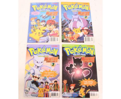 Pokemon: A collection of four Pokemon: The First Movie Mewtwo Strikes Back comics; the first issue signed by Veronica Taylor 