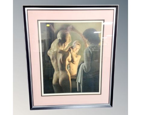 Reza Samimi (1919-1991), Reflections, colour print, signed and numbered 250/500, framed.