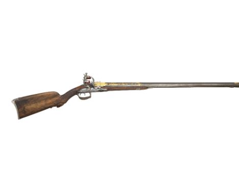 **A FINE FRENCH D.B. FLINTLOCK SPORTING GUN BY PIRMET À PARIS, PARIS SILVER MARKS, 1798-1809 AND 1809-1819 with tapering barr