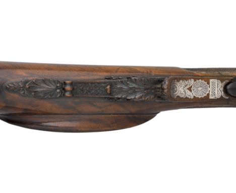 A 24 BORE D.B. FRENCH FLINTLOCK SPORTING GUN BY BOUTET DIRECTEUR ARTISTE MANUFACTURE A VERSAILLES, CIRCA 1800-05 with sighted