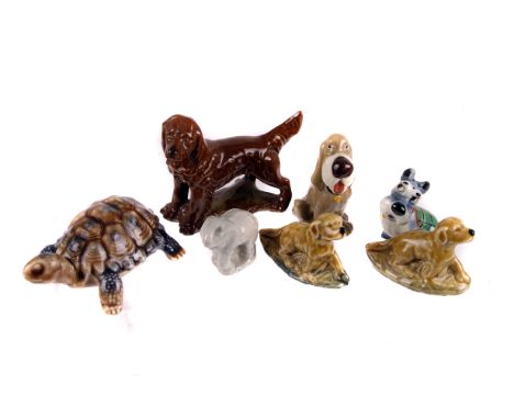A collection of Wade Whimsies figures,  including Disney, Novelty Models, First Whimsies, and others 