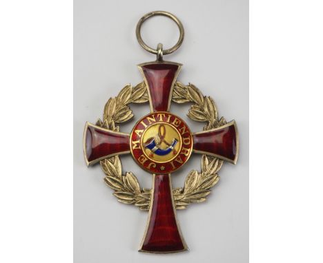 Niederlande: Hausorden von Oranien, 2. Modell (1908-1969), Großkreuz Kleinod.Silber vergoldet, durchbrochen gefertigt, teilwe