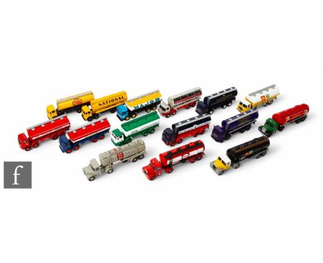 A collection of Corgi diecast commercial tanker lorries including, Shell BP, National, Esso, Cadbury, Tate and Lyle and other