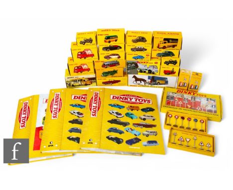 A collection of DeAgostini and Atlas Editions 'Dinky' reissued diecasts including, 29e Autocar Isobloc, 182 Porsche 356a Coup