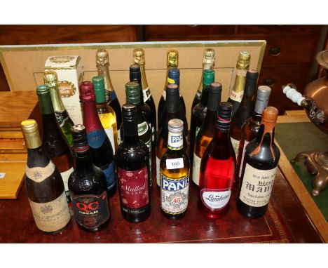 A collection of various table wine, Champagne, sparkling wine etc. 