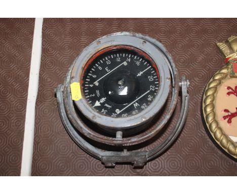 A ship's compass by H.B. & Son, London