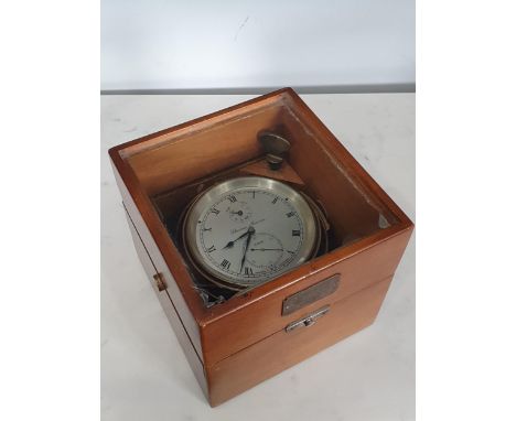 A Marine two-day Chronometer, signed Thomas Mercer, 23028, having 4in silvered dial marked with Roman numerals, subsidiary st