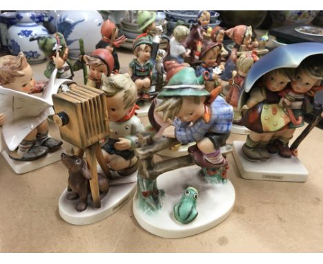 A Collection of Goebel figures.