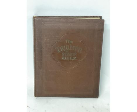 Vintage Triumph stamp album. NO RESERVE