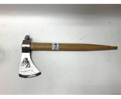 Wilkinson sword commemorative mounted police throwing axe. Shipping category C.