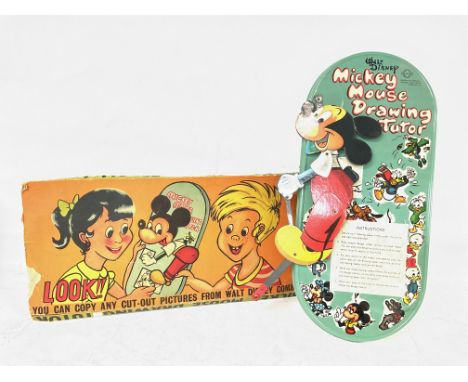 Vintage Mickey Mouse Drawing Tutor pantograph with original box, pantograph size is appropriate 48x22cm.