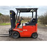 Lansing 1.75 Tonne Electric Forklift Truck, 4 Metre Free Lift, Side Shift, Low 3295 Hours