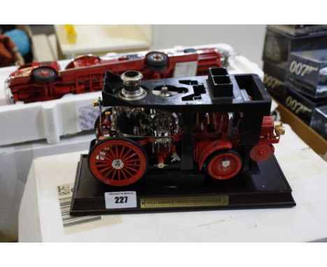 Christie Front drive steamer and a Le France fire engine