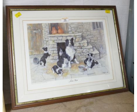 Print of sheepdogs