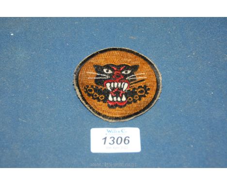 A WWII six wheeled variant US tank destroyer Shoulder patch.
