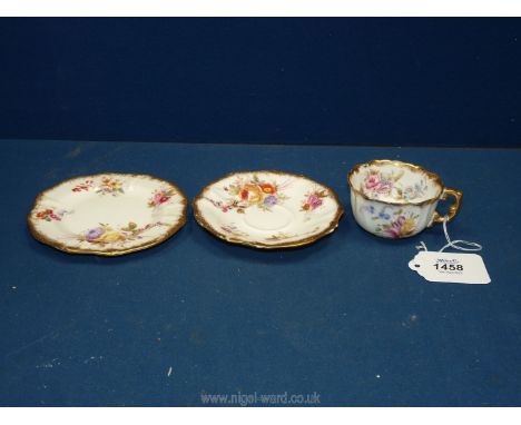 A Hammersley 'Dresden' trio.