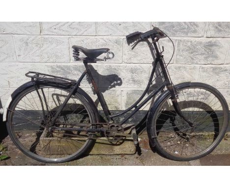 Antique Raleigh ladies bicycle