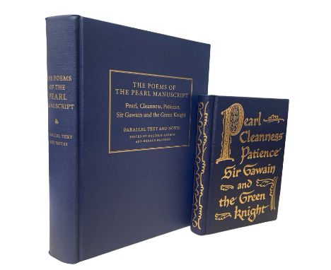 FOLIO SOCIETY: MALCOLM ANDREW AND RONALD WALDRON: THE POEMS OF THE PEARL MANUSCRIPT - PEARL, CLEANNESS, PATIENCE, SIR GAWAIN 