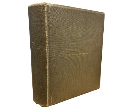 A small vintage photograph album, containing approximately 95 black and white photographs depicing Yarmouth, Norfolk; Margate