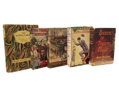 VINTAGE FICTION: 5 Titles: P G WODEHOUSE: SAM THE SUDDEN, London, Methuen, 1928, Fifth edition; GRACE METALIOUS: RETURN TO PE