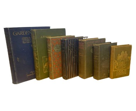 ANTIQUARIAN BOTANICAL INTEREST: 7 Titles: MARGARET WATERFIELD: Garden Colour, London, J M Dent and Co, 1905; ANON: CHAPTERS O