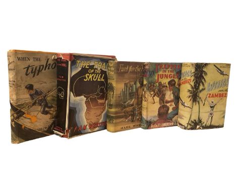 VINTAGE FICTIONS: 5 Titles: ELIZABETH FOREMAN LEWIS: WHEN THE TYPHOON BLOWS, London, George G Harrup and Co, 1944, First edit