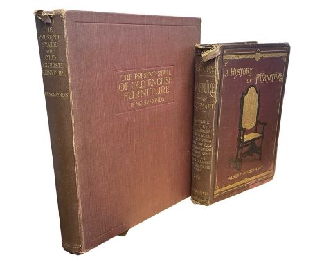 FURNITURE INTEREST: 2 Titles: ALBERT JACQUEMART: A HISTORY OF FURNITURE, London, Reeves and Turner, ND, first few pages loose