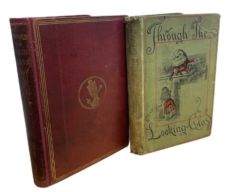 LEWIS CARROLL: THROUGH THE LOOKING GLASS AND WHAT ALICE FOUND THERE: 2 editions: London, Macmillan and Co, 1872. Possibly a f