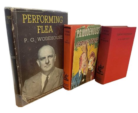 P G WODEHOUSE: 3 Titles: SPRING FEVER, London, Herbert Jenkins, ND, First printing, with partial dustjacket; SUMMER MOONSHINE