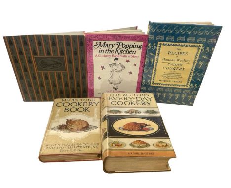 COOKERY INTEREST: 5 Titles: MRS BEETON'S COOKERY BOOK, London, Ward, Lock and Co, 1927, New and Revised edition; MRS BEETON'S