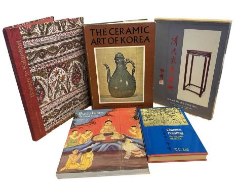 ASIAN AND INDIAN ART INTEREST: 5 Titles: MULK RAJ ANAND, LOTIKA VARADARAJAN ET AL: HOMAGE TO KALAMKARI (WITH REFERENCE TO THE