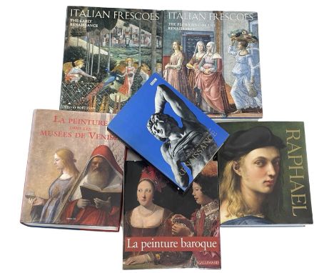 ONE BOX: LARGE FORMAT RENAISSANCE AND CLASSICAL ART INTEREST: 6 Titles: STEFFI ROETTGEN: ITALIAN FRESCOES - THE EARLY RENAISS