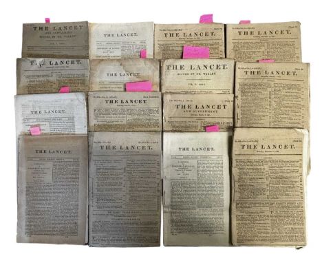 PHRENOLOGY Science of the Skull. 15 Issues of The Lancet. A Medical Journal. 1829-1835. With many articles relating to Phreno