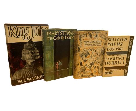 MIXED FIRST EDITIONS: 4 Titles: LAWRENCE DURRELL: SELECTED POEMS 1935-1963, London, Faber and Faber, 1964, paperback; W L WAR