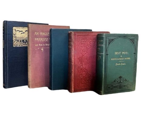 Angling. Five volumes including Fish Culture; A Practical Guide, by Francis Francis 1863. London; Routledge Warne and Routled