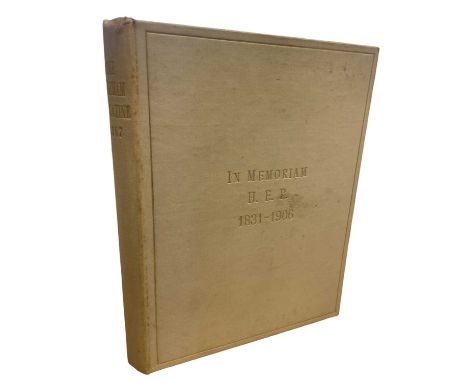 IN MEMORIAM OF HANNAH ELIZABETH PIPE 1831-1906, The Laleham Magazine, 1907. British headmistress, she opened her own school i