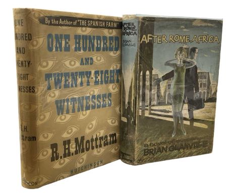 VINTAGE FICTION: 2 Titles: B GLANVILLE: AFTER ROME, AFRICA, London, Secker and Warburg, 1959. In original clipped dustjacket;